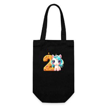 Birthday birthday party birthday gift born - Gift Bag for Bottles - black - Front