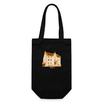 Hôtel de ville de Wörth, Rhein, Germersheim, Rhénanie-Palatinat - Sac à bouteille - noir - Devant