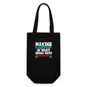 Physiotherapy Paediatric physiotherapist - Gift Bag for Bottles - black - Front
