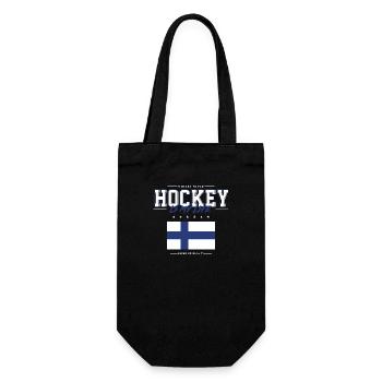Hockey is my Life - Gift Bag for Bottles - black - Front