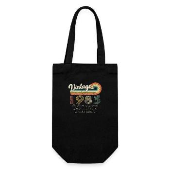 Awesome Since 1985 Anniversary 1985 Vintage 198 - Gift Bag for Bottles - black - Front