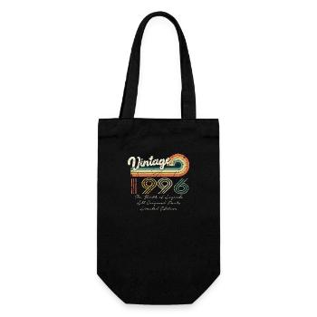 Awesome seit 1996 Jubiläum 1996 Jahrgang 199 - Geschenkbeutel für Flaschen - Schwarz - Vorne
