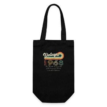 Awesome seit 1968 Jubiläum 1968 Jahrgang 196 - Geschenkbeutel für Flaschen - Schwarz - Vorne