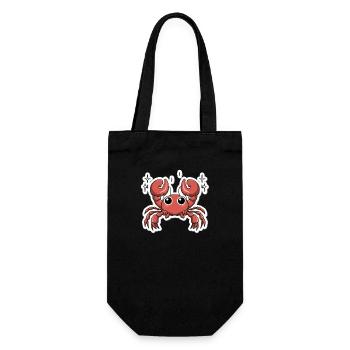 Amoureux du crabe - Sac à bouteille - noir - Devant