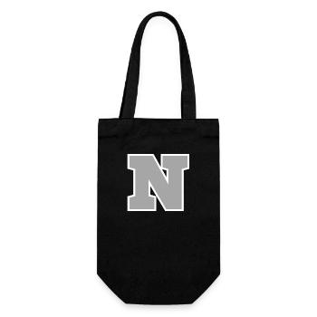 Letter n sport - Gift Bag for Bottles - black - Front