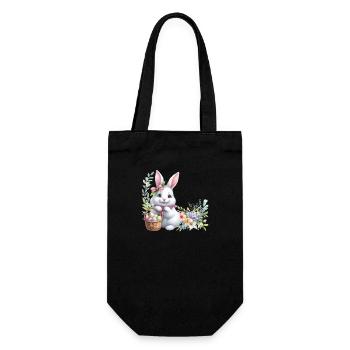 Pâques Pâques Lapin Pâques Samedi Pâques Dimanche Pâques Oeufs de Pâques Printemps - Sac à bouteille - noir - Devant