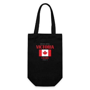Victoria - Geschenkbeutel für Flaschen - Schwarz - Vorne