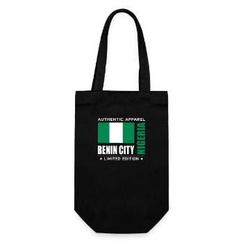 Benin City - Gift Bag for Bottles - black - Front