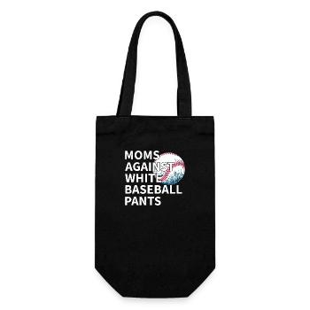 Moms Against White Baseball Pants Funny - Gift Bag for Bottles - black - Front