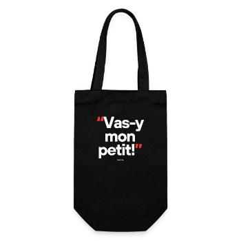 Citation célèbre footballeur / commentateur - Sac à bouteille - noir - Devant