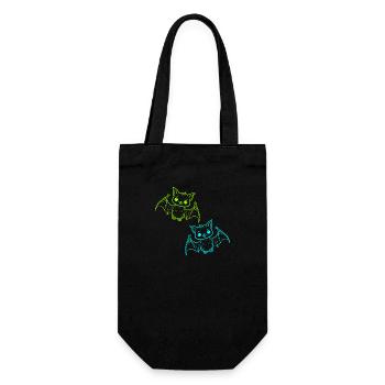 Halloweenj Chauves-souris Enfants Enfant - Sac à bouteille - noir - Devant