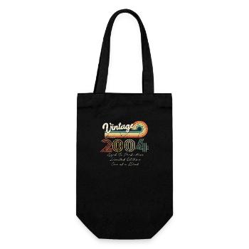 2004 Vintage Classic 2004 - Gift Bag for Bottles - black - Front