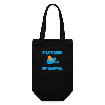 FUTUR PAPA - Sac à bouteille - noir - Devant