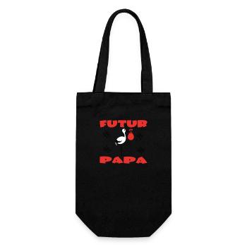 FUTUR PAPA - Sac à bouteille - noir - Devant