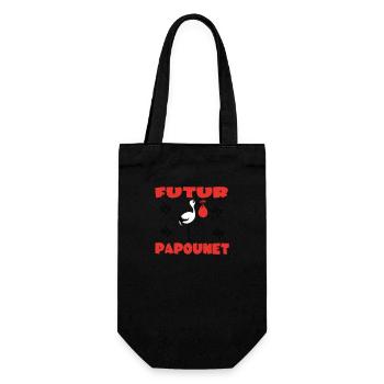 FUTUR PAPOUNET - Sac à bouteille - noir - Devant