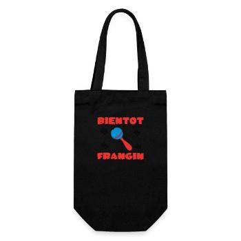 SOON BROTHER - Gift Bag for Bottles - black - Front