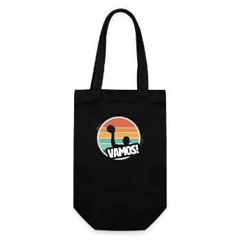 Vamos Retro-Wasserball - Geschenkbeutel für Flaschen - Schwarz - Vorne