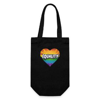 LGBTQ Equality - Gift Bag for Bottles - black - Front