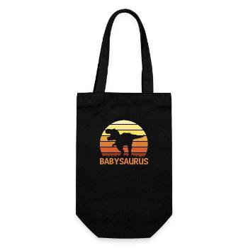 Babysaurus Dino Dinosaure - Sac à bouteille - noir - Devant