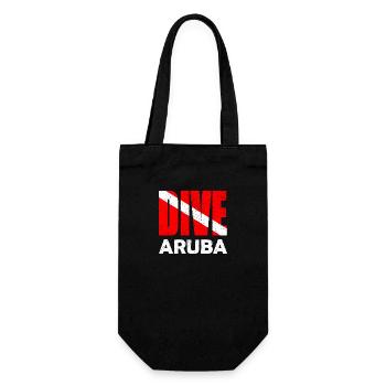 Aruba Dive - Plongeur Down Flag Plongée sous-marine Tauchen - Sac à bouteille - noir - Devant