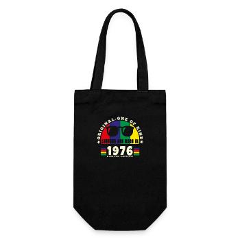 Original - Einzigartiges Geburtstagsgeschenk aus dem Jahr 1976. - Geschenkbeutel für Flaschen - Schwarz - Vorne