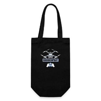 Drone Pilot Quadcopter RC Drone - Gift Bag for Bottles - black - Front