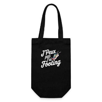 J'peux pas, j'ai footing - Sac à bouteille - noir - Devant
