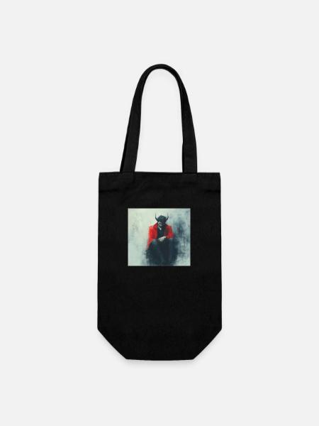 Devil - Gift Bag for Bottles - black