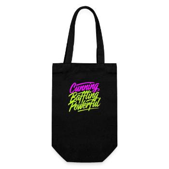 Cunning Baffling Powerful 10 - Geschenkbeutel für Flaschen - Schwarz - Vorne