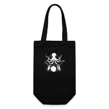 Octopus Kraken Drums Drums Music - Gift Bag for Bottles - black - Front