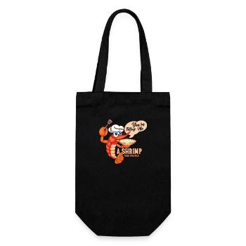 Tu me racontes un amateur de crevettes Fruits de mer - Sac à bouteille - noir - Devant