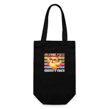 Easter Easter Bunny Easter Eve Easter Sunday Easter Egg Spring - Gift Bag for Bottles - black - Front