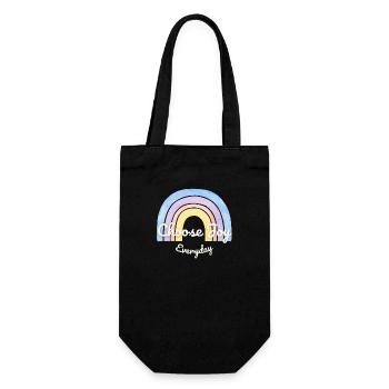 Dites à la vie - avec style ! - Sac à bouteille - noir - Devant