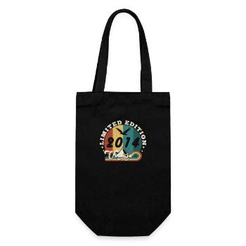 Jahrgang 2015 Retro - Bestseller - Geschenkbeutel für Flaschen - Schwarz - Vorne