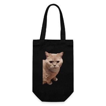 british shorthair cat cats - Gift Bag for Bottles - black - Front