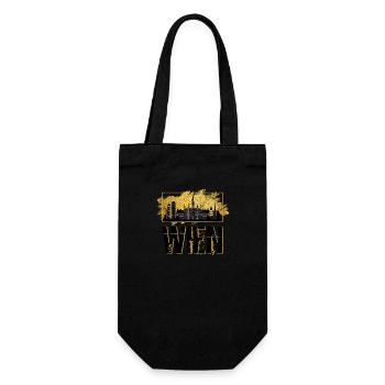 Vienne Vienne Autriche Austria Skyline Ville Gold - Sac à bouteille - noir - Devant