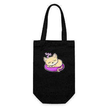 manqiwZzz Chat endormi Zzz Comic - Sac à bouteille - noir - Devant