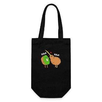 kiwi-oiseau kiwi - Sac à bouteille - noir - Devant