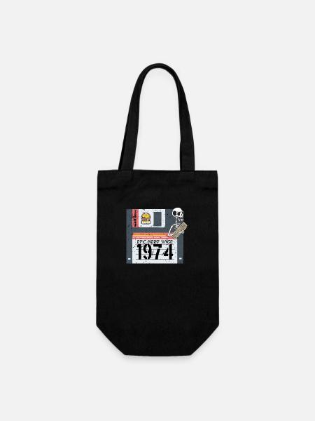 Nerd Anniversaire 1974 - Sac à bouteille - noir