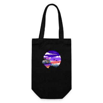 Kostenlos - Geschenkbeutel für Flaschen - Schwarz - Vorne