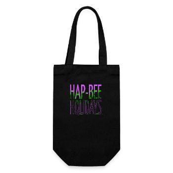 drôle de citation abeille produit barbe gang bday - Sac à bouteille - noir - Devant