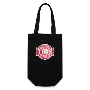 too close to me - Gift Bag for Bottles - black - Front