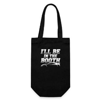 I'll Be In The Booth Auto Body Technician Painter - Gift Bag for Bottles - black - Front