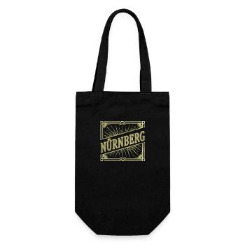 Nuremberg Allemagne Ville Police Vintage Retro - Sac à bouteille - noir - Devant