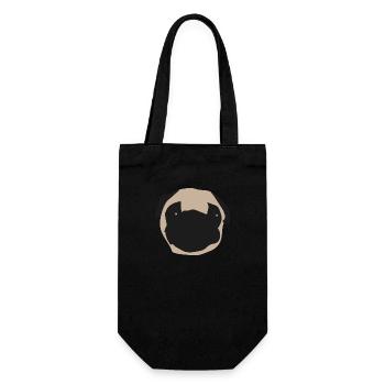 Hund Dog - Gift Bag for Bottles - black - Front
