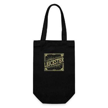 Leicester Angleterre Royaume-Uni City Police Vintage Rétro - Sac à bouteille - noir - Devant