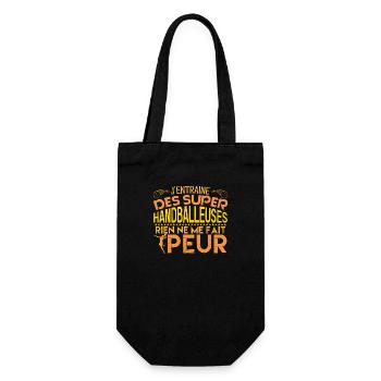 coach handball Cadeau pour le coach Handball !! - Sac à bouteille - noir - Devant