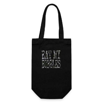 funny quote swim dad tshirts funny swimming - Geschenkbeutel für Flaschen - Schwarz - Vorne