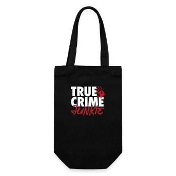 True Crime Lover - Podcasts - Geschenkbeutel für Flaschen - Schwarz - Vorne