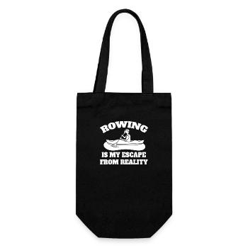 Rowing Rowing Rowing Club Rowing Team - Gift Bag for Bottles - black - Front